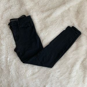 American Eagle Hi-Rise Black Jegging
